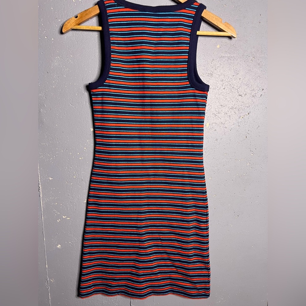 GAP Rib Mini Tank Dress In Stripes. Size Small NWT - Picture 4 of 9